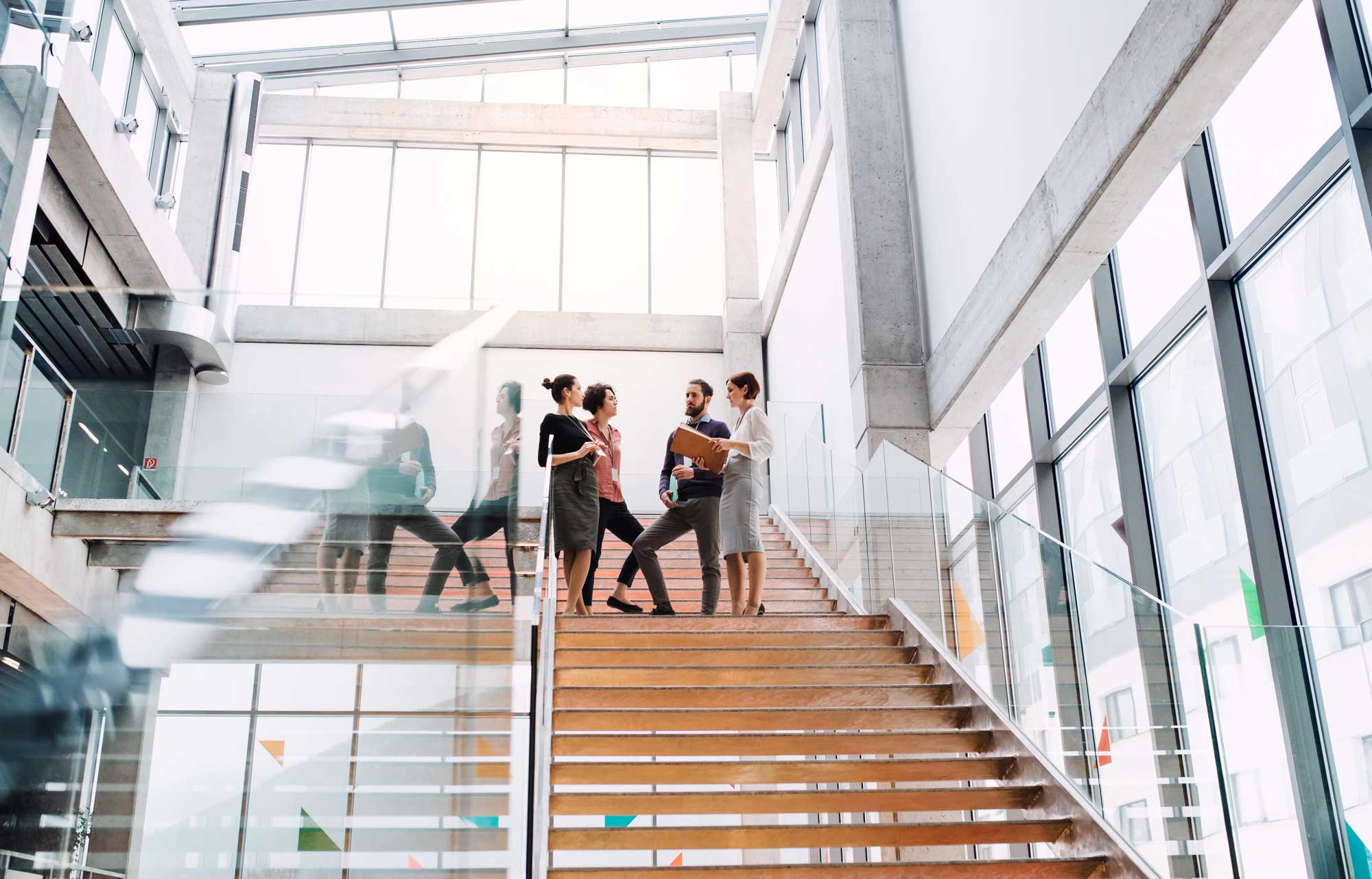 professionals in an office setting